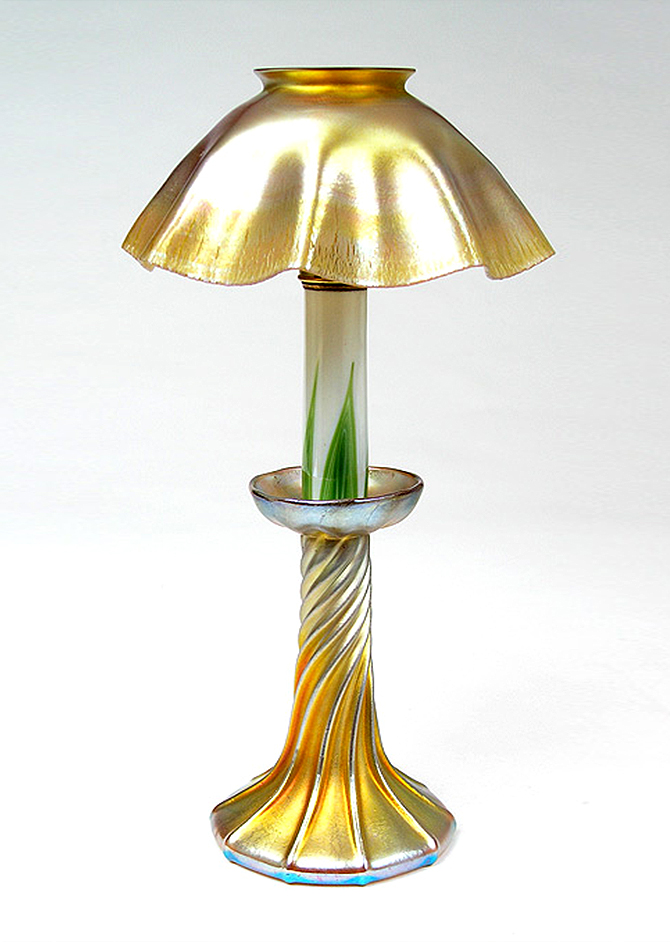 Tiffany Studios, Candle Lamp