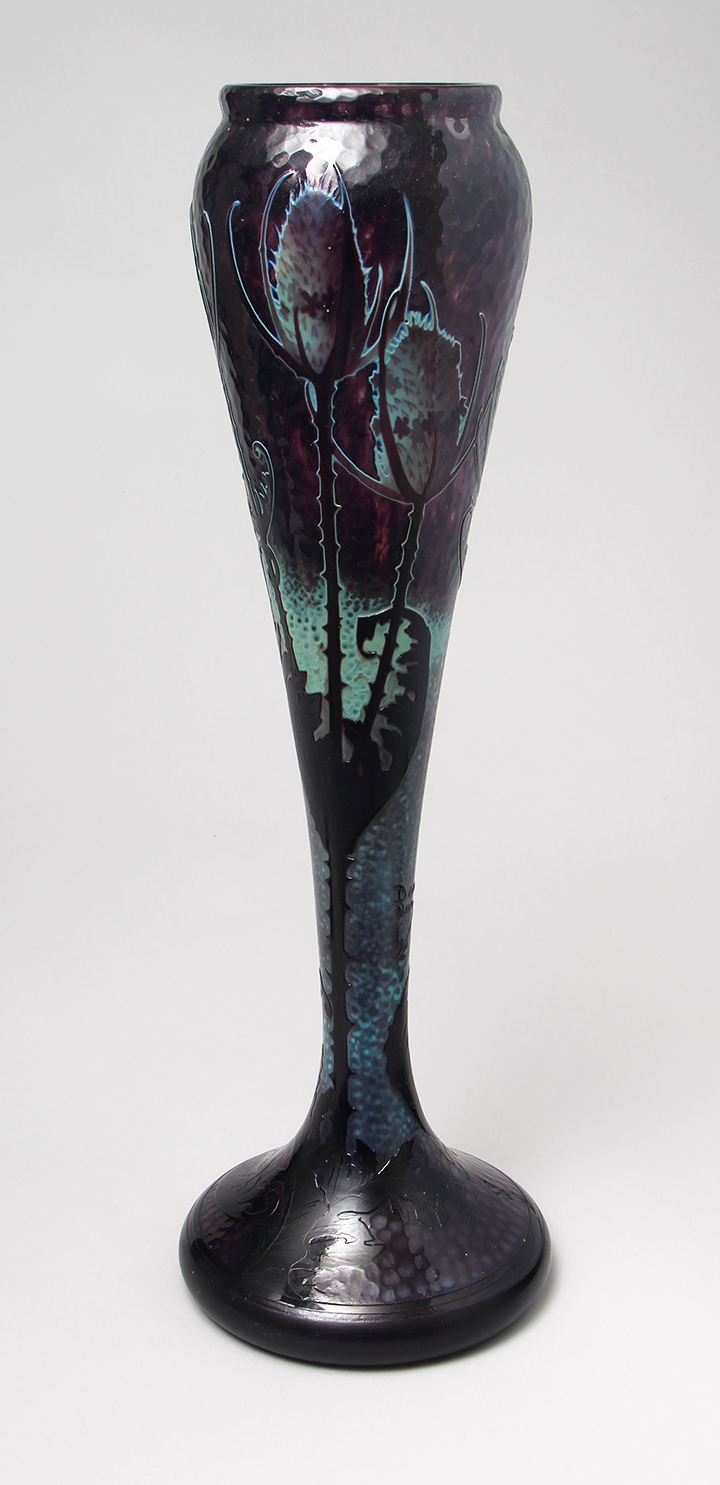 Daum Nancy, Thistle Vase