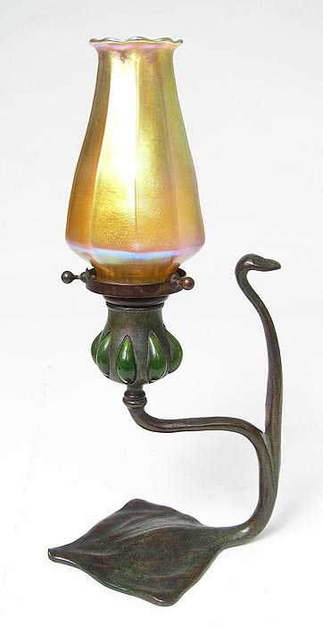 Tiffany Studios, Candlestick Lamp