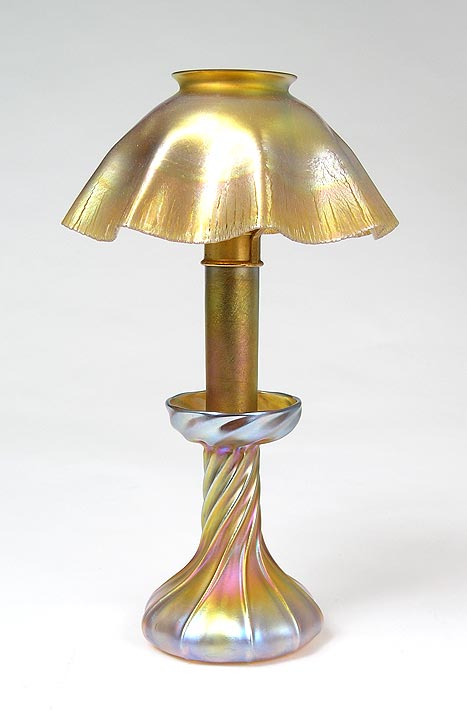 Tiffany Studios, Candle Lamp, Electric