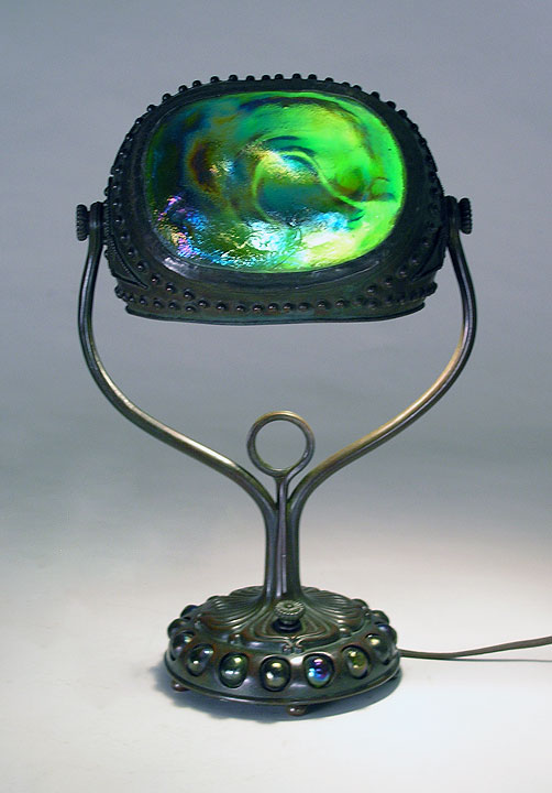 Tiffany Studios, Turtleback Swivel Desk Lamp