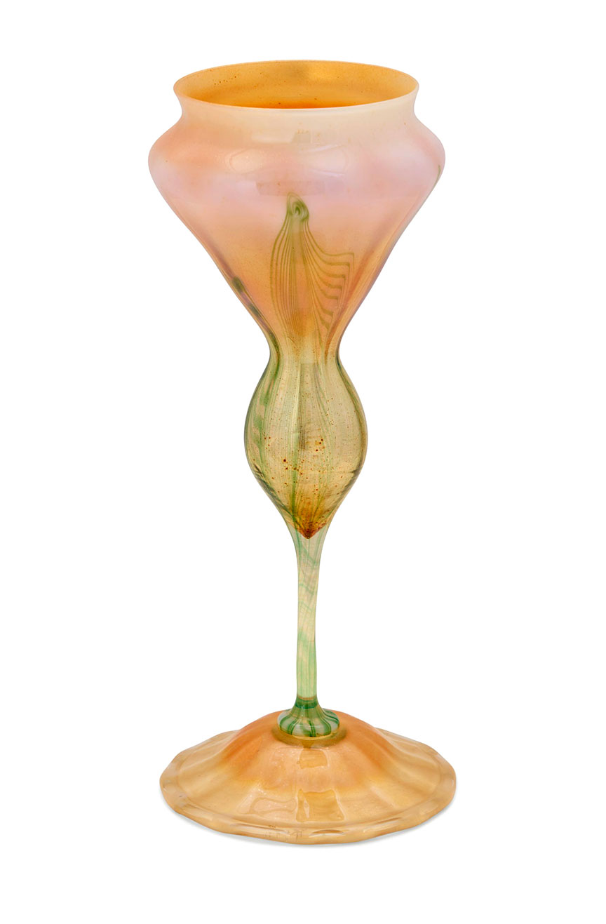 Tiffany Favrile, Floriform vase