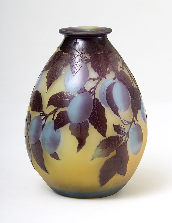 Gallé (Galle), Plum Vase