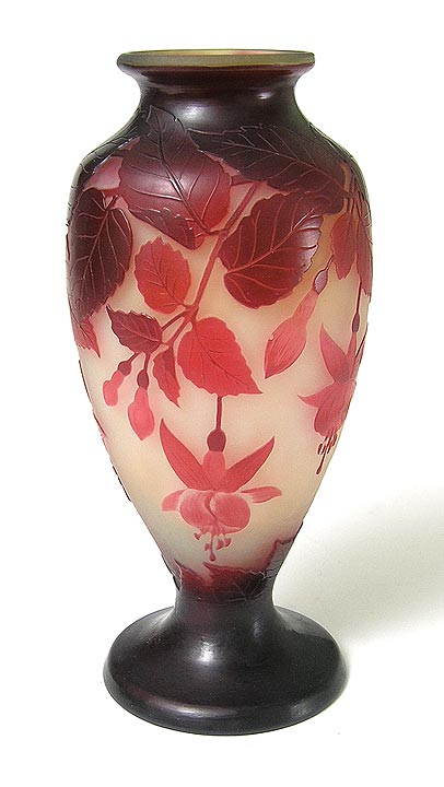 Gallé (Galle), Fuchsia Vase