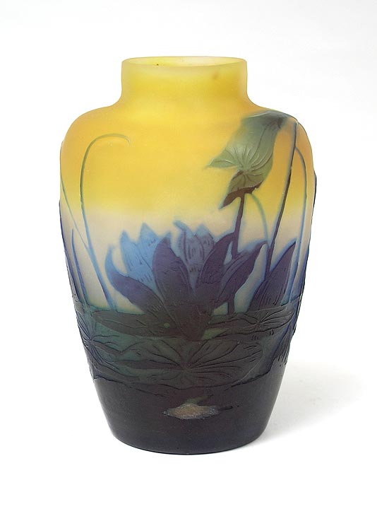 Gallé (Galle), Water Lily Vase