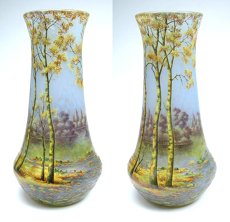 Daum Nancy, Fall Vase