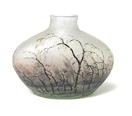 Daum Nancy, Rain Miniature Vase