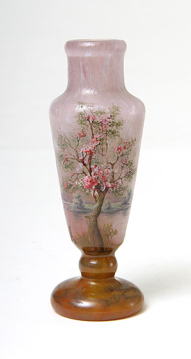 Daum Nancy, Spring Scenic Vase